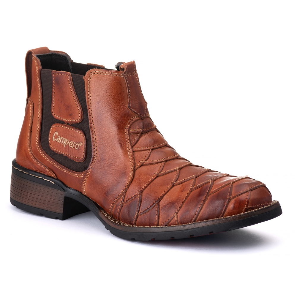 Bota Texana Masculina Bico Redondo: Onde Comprar | BuscaProdutos