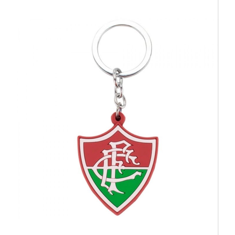 Chaveiro De Borracha Com Brasão De Time - Fluminense