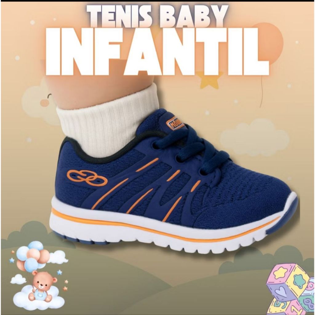 Tênis Infantil Escolar Leve e Macio Envio Imediato ref01