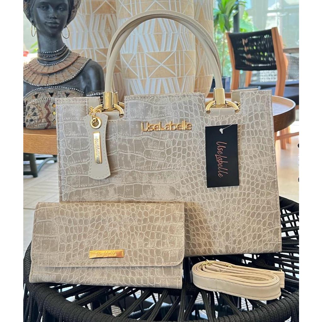 Bolsa Feminina Couro Croco Carteira e Alça de Ombro Removível Excelente Qualidade 70%off — R$ 98,86 em Shopee, 57% OFF