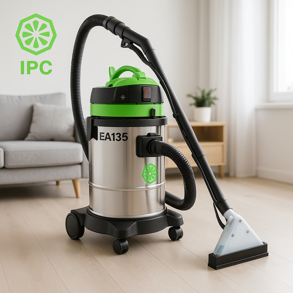 LAVADORA EXTRATORA EA135 Estrutura reforçada Potência Máxima 1200W Aspiração de 215 m³/h 1...