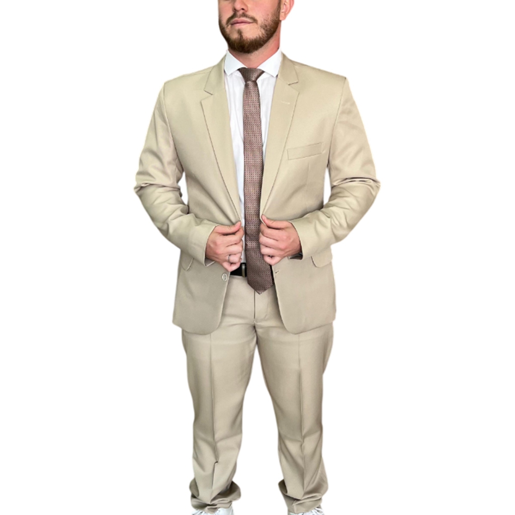 Ternos Masculino Slim Microfibra - Corte italiano varias cores Black Friday!