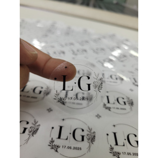 Etiqueta Transparente Personalizado Casamento, Noivos | Adesivo Casamento 50 ou 100 unidades em Oferta na Shopee