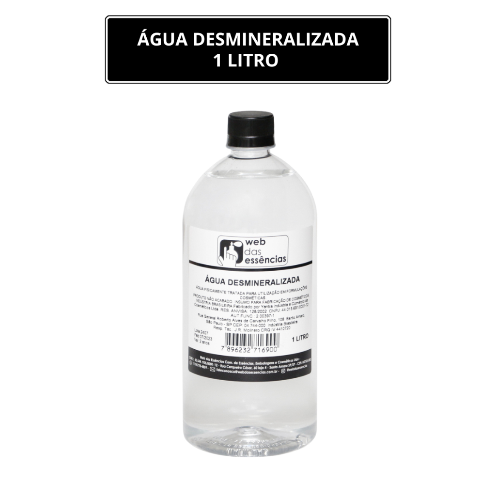 ÁGUA DESMINERALIZADA -  1 LITRO - em Oferta na Shopee