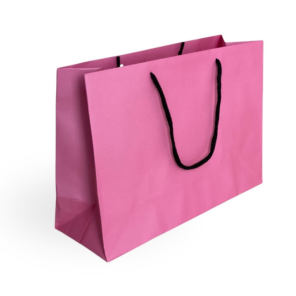 Embalagem Sacola Horizontal GG Kit 10 Unidades Rosa Dia Mães Aniversário Presente Brindes Roupas em Oferta na Shopee