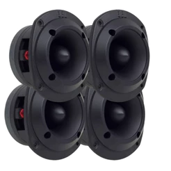 Kit 4 Tweeter JBL ST400 Trio Black 150W RMS 8 Ohms Fenólico