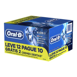 Creme Dental Oral-B Extra Branco 70g - Leve 12 Pague 10