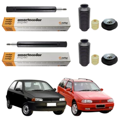 PAR AMORTECEDOR DIANTEIRO GOL E PARATI G2 1996 A 2000 COFAP + KIT