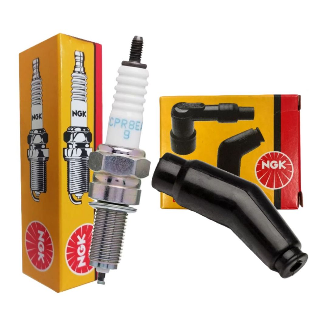 Vela de Ignição + Cachimbo Cg 150 Titan / Cg 160 Titan Ngk em Oferta na Shopee