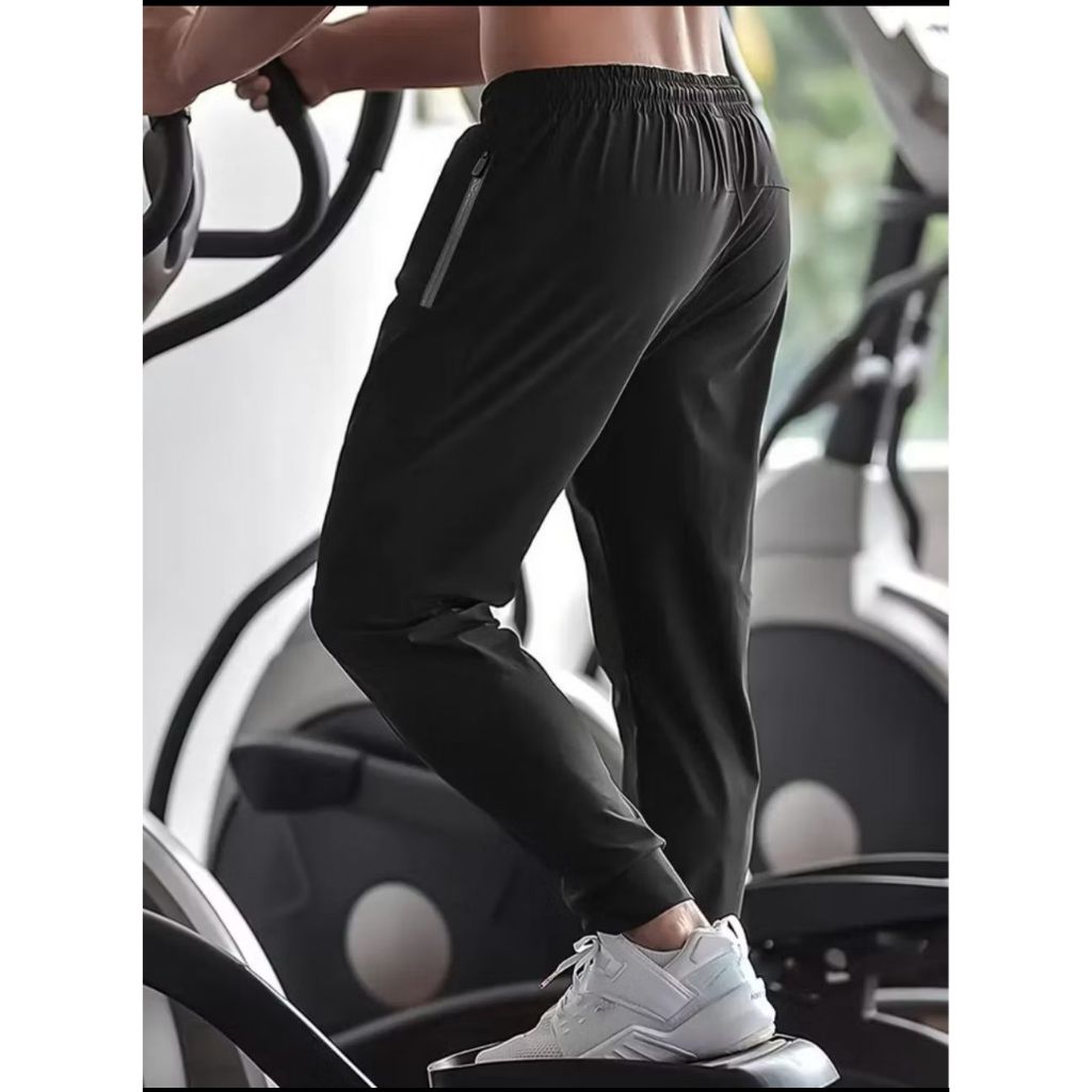 Calça Masculina Com Elastano Esportiva Fitness Slim Fit Importada