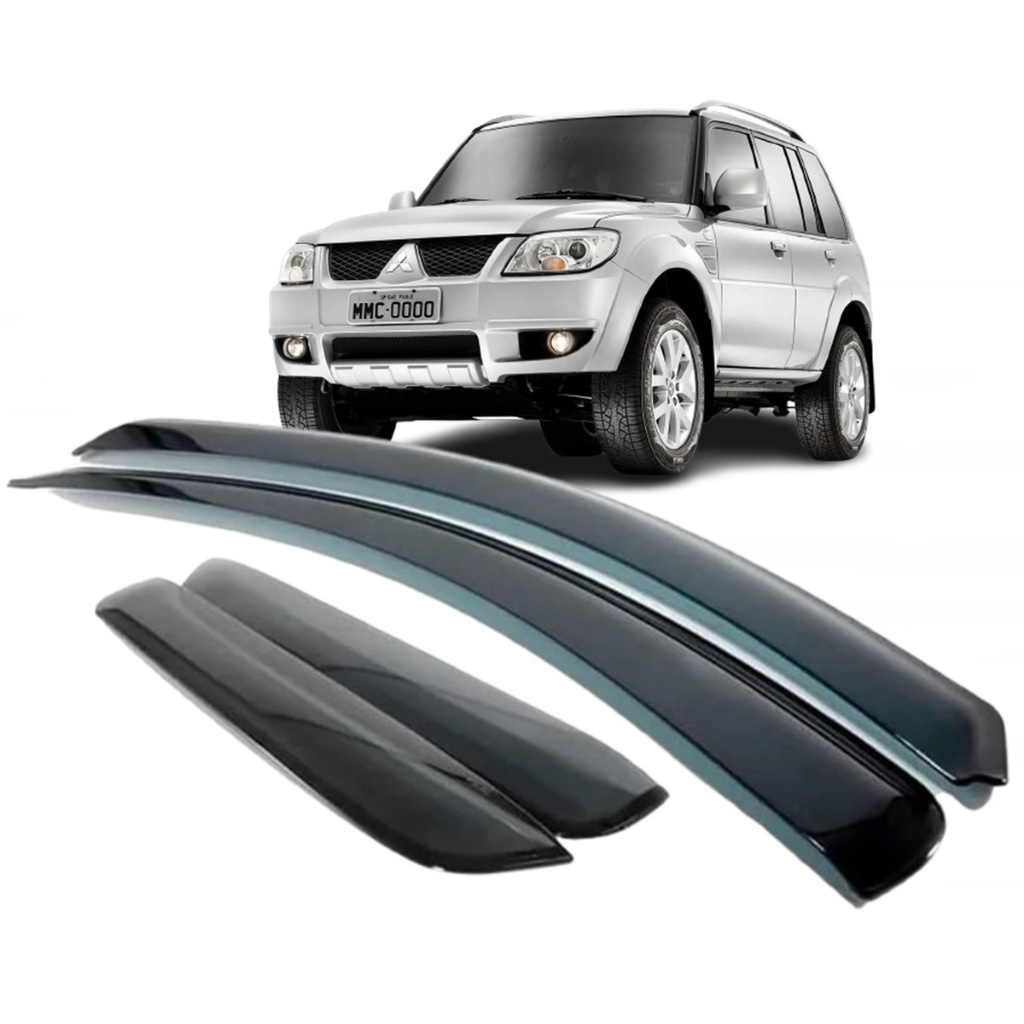 Jogo Calha de Chuva Defletor Pajero Tr4 2010 Até 2017 4 Portas