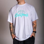Camiseta Estampada Califórnia 100% Algodão Super Confortável Excelente Qualidade