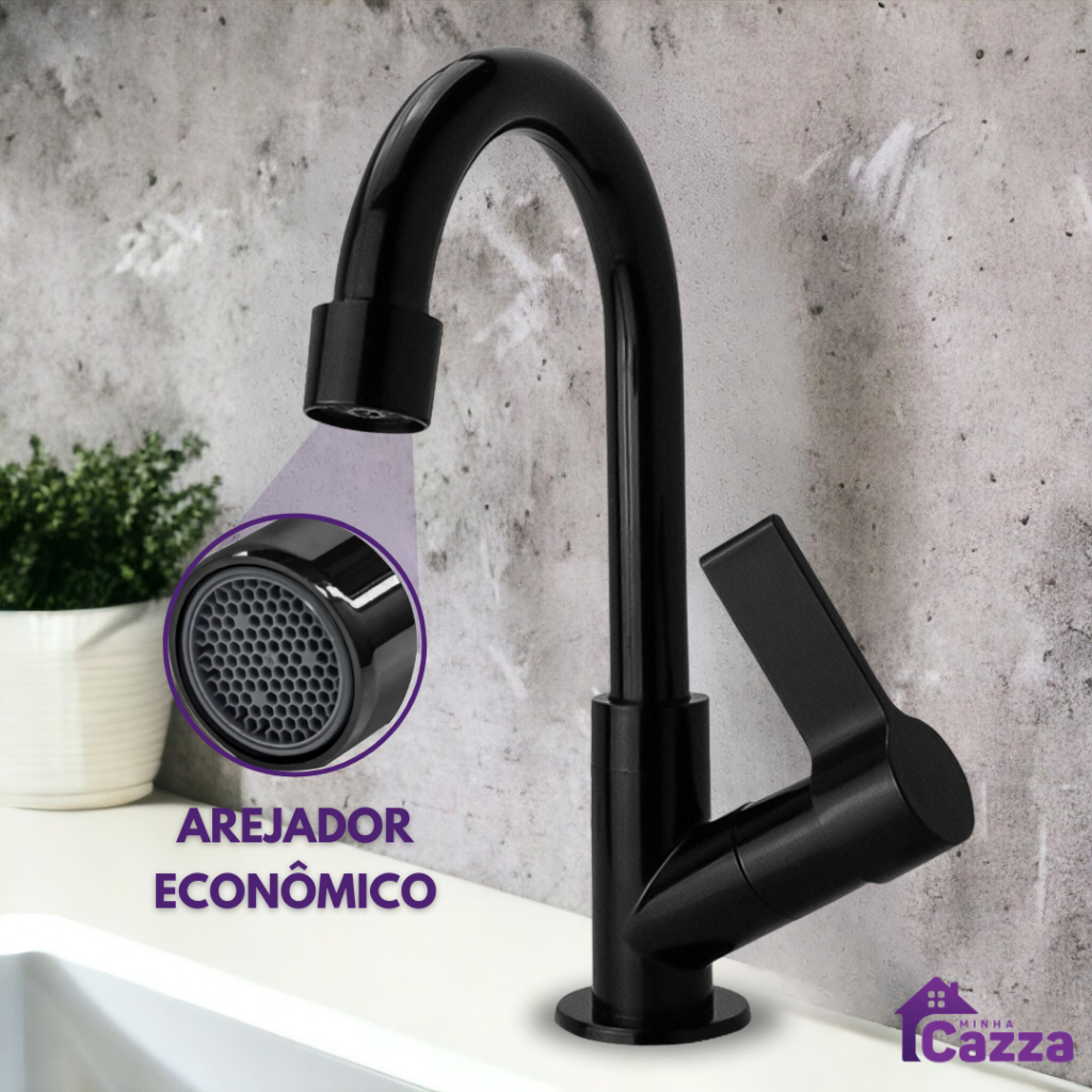 Torneira banheiro inox lavabo cuba sofisticada Abs Lavatorio Lavabo Banheiro cozinha PRETA