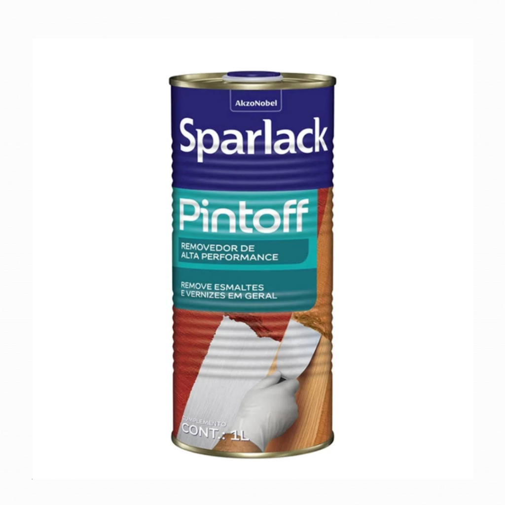 Removedor de Tinta e Verniz Pintoff 1L Sparlack em Oferta na Shopee