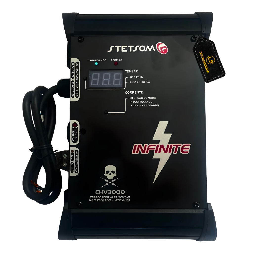 Fonte Automotiva Stetsom Chv3000 33a Bivolt High Voltage
