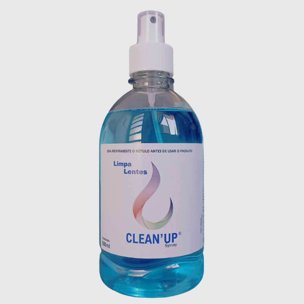 Limpa Lentes Clean`Up 500ml  Para Óculos Celular Computador Tablet em Oferta na Shopee