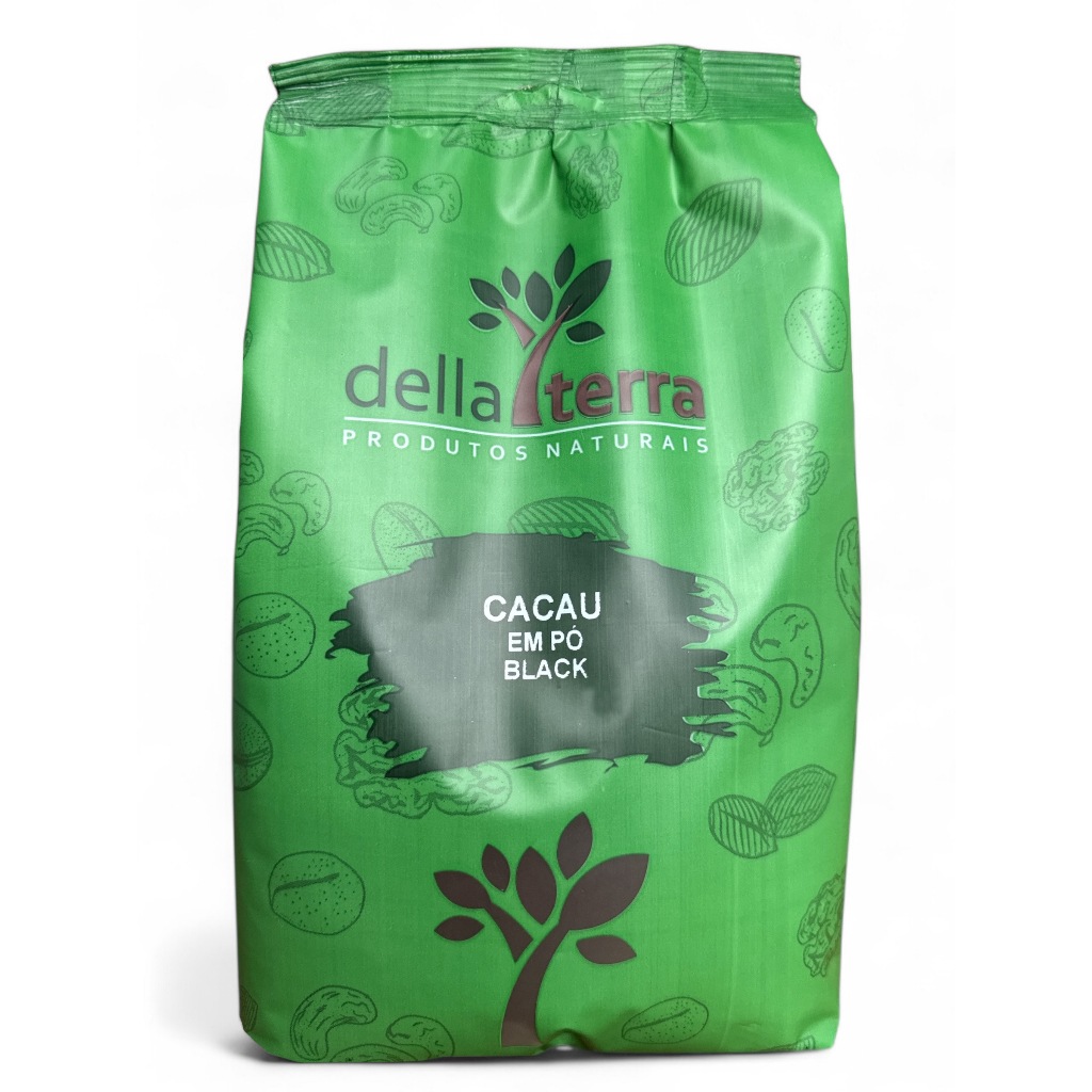 Cacau em Pó Alcalino Black 1Kg - Della Terra
