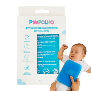 Bolsa Térmica em Gel Aquecimento Instântaneo Em Um Click Alívio Cólicas Dores Bebê  Anticólica em Oferta na Shopee