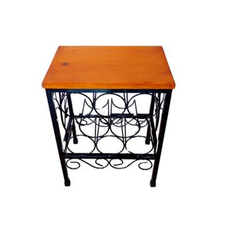 Adega de Bancada Pequena com Detalhes de Folhas de Uva em Oferta na Shopee