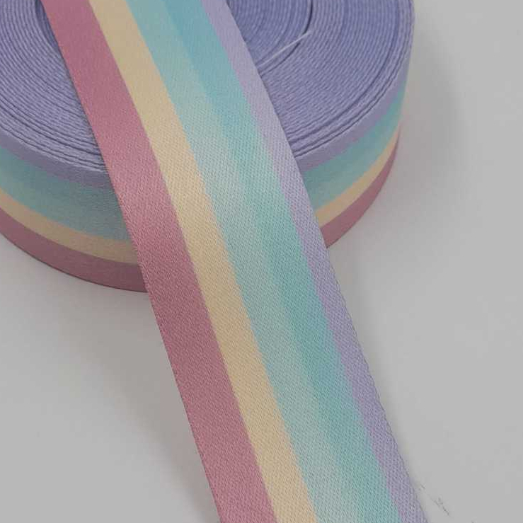 ALÇA ESTAMPADA 40MM LISTRAS CANDY