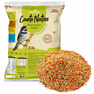 Mistura / Ração Canto Nativo Super Premium para Coleiro 5kg em Oferta na Shopee
