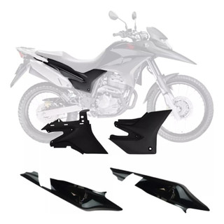 Kit Par Tampa Lateral e Sub Tampa Complemento Moto Honda Xre 300 2010 2011 2012 Todas as Cores