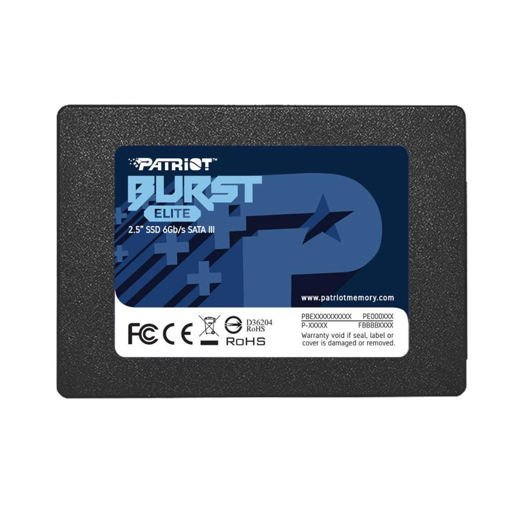 SSD Disco Sólido Interno Sata III 2,5" 120GB Burst Elite Patriot Para Computador Notebook