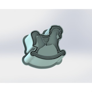 Ejetor e modelador de Docinhos e Doces Cavalo de Balanço - Cavalinho em Oferta na Shopee