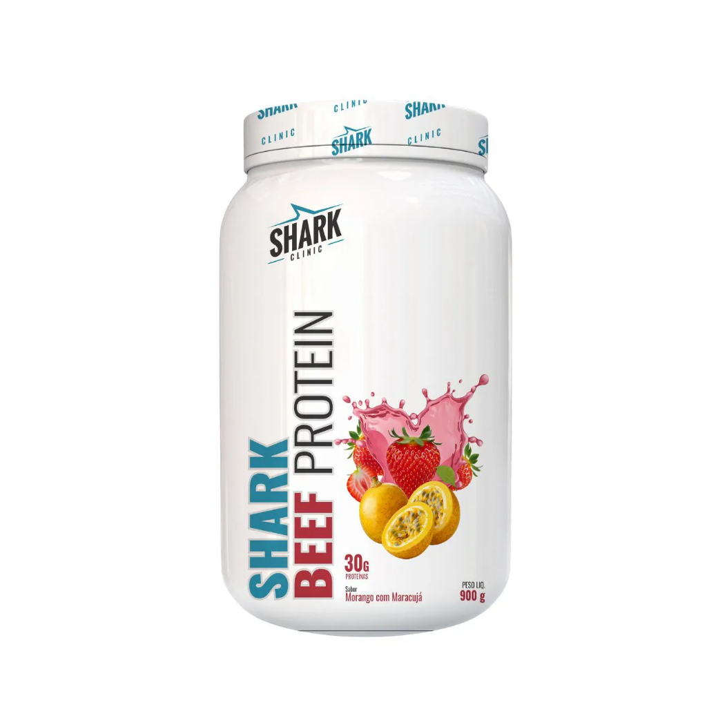 Beef Protein Shark Pro 900g | Proteína Isolada da Carne | Zero Lactose e Glúten em Oferta na Shopee