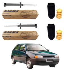 PAR AMORTECEDOR TRASEIRO GOL SPECIAL G2 2001 A 2005 NAKATA + KIT
