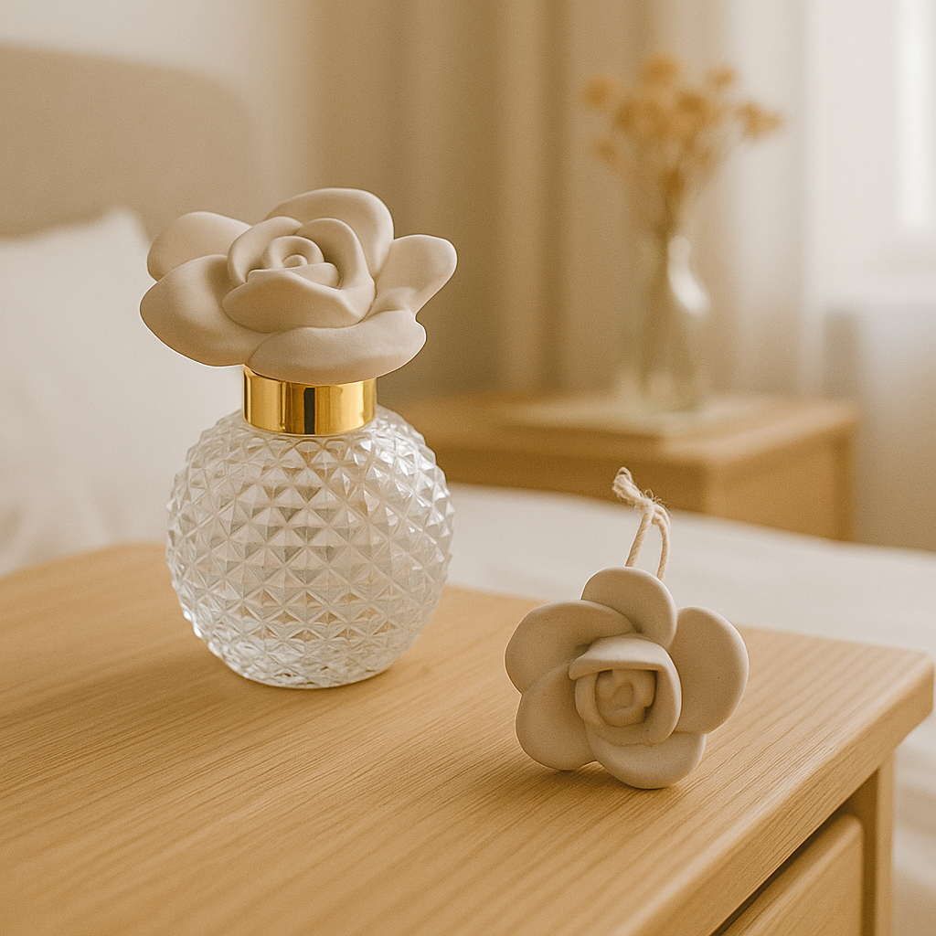 Flor Difusora Com Haste Essência Ref 394 Cerâmica Petrópolis