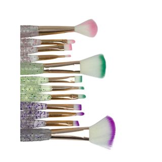 Kit Pincel de Maquiagem Sereia C/4 peças transparente em Oferta na Shopee