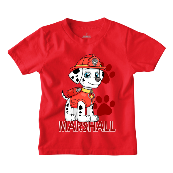 Camisa Infantil Patrulha Canina Desenhos 100% Algodão Fantasia Ref 2