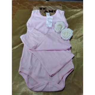 Conjunto Infantil Feminino,( Body Regata + Shorts Canelado),Tam: 2  e 3, Marca: Bauerbauer1977