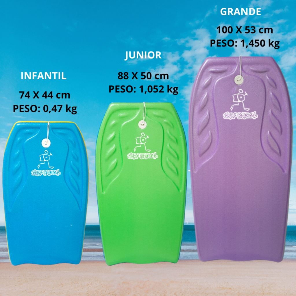 Prancha Brinquedo de Praia e Piscina Infantil Bodyboard Prancha Natação Pequena Média ou…