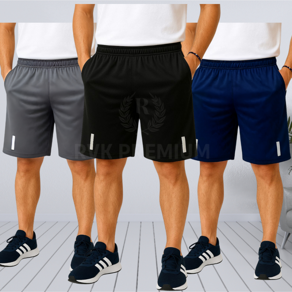 Kit com 3  Bermuda Masculina Estilo Casual e Leve para o Verão 2025