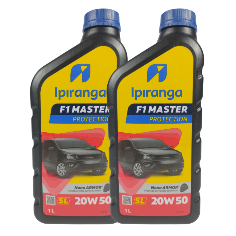 Kit 2 Litros Óleo Motor 20w50 Ipiranga lubrificante em Oferta na Shopee