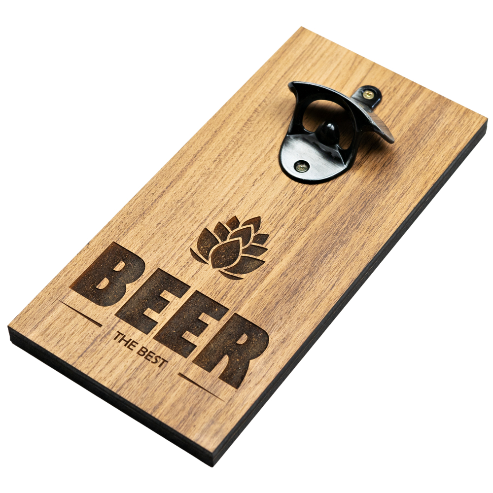 Abridor de Garrafa Parede Magnético com Imã, Abridor de Cerveja Abridor Garrafa Parede Rústico