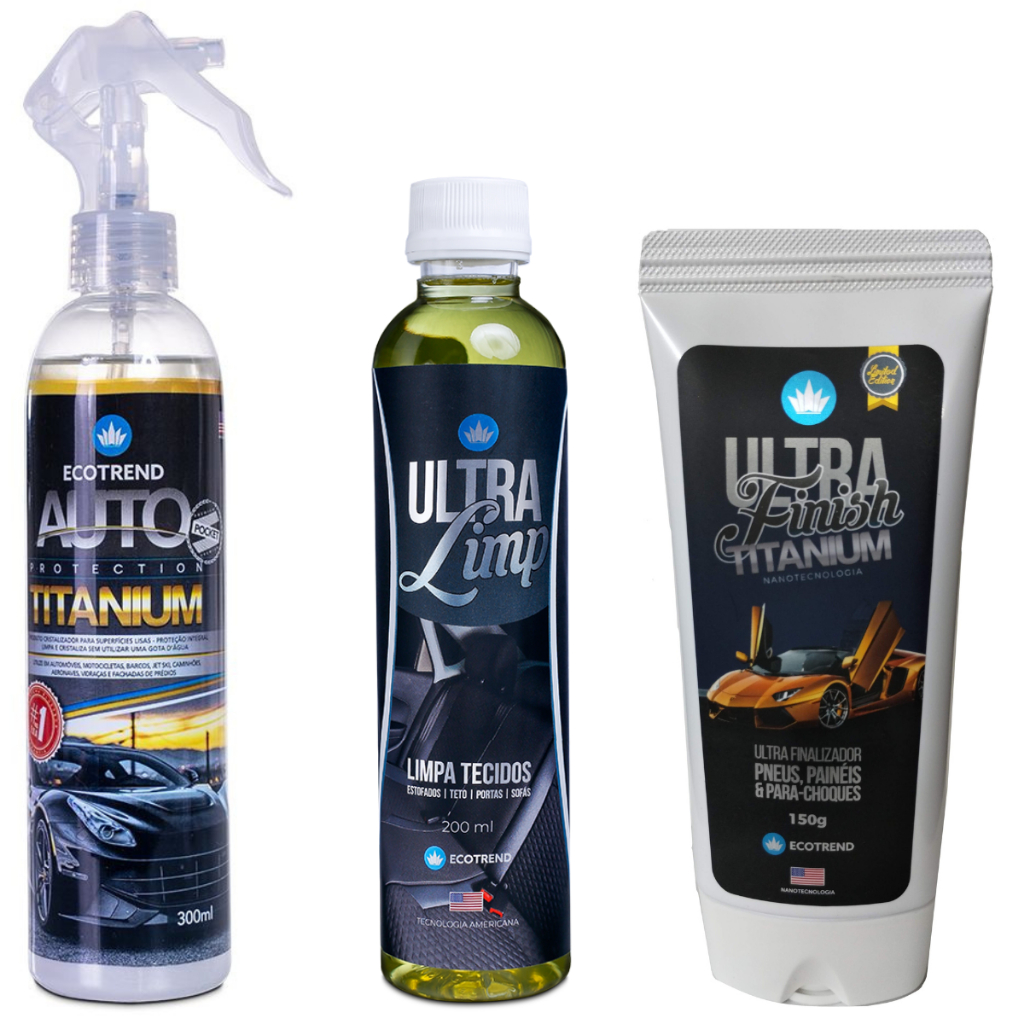 Auto Protection Titanium + Ultra Limp Tecidos + Ultra Finish ECOTREND SOUTH AMERICA