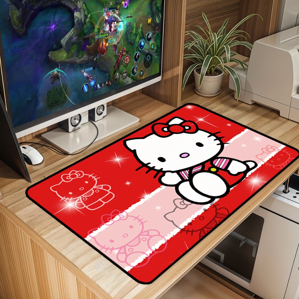 Mouse Pad Hal Kit,Kuro&Cinnamo Gamer Antiderrapante Grande 70x35 80x35 90x40 90x50cm Borda Costurada em Oferta na Shopee