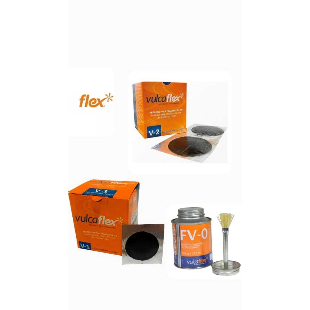 Kit Vulcaflex Cola Fv-0 163g - V1 Reparo - V-2 Reparo