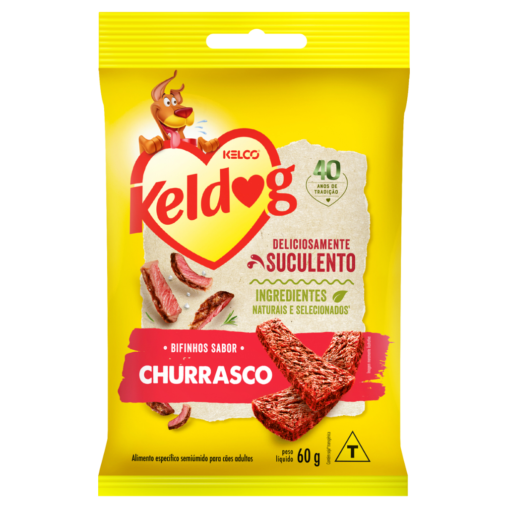 Bifinho Keldog Churrasco 60 gr