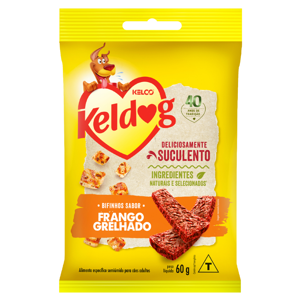 Bifinho Keldog Frango Grelhado 60 gr