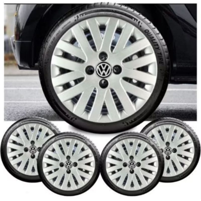 Jogo de calotas aro 14 Gol G5 voyage saveiro 2009 2011 em Oferta na Shopee