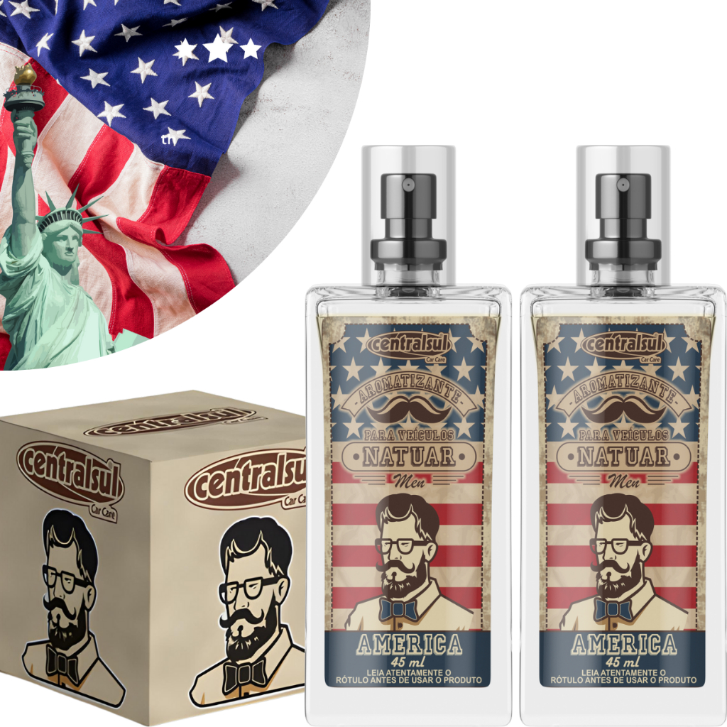 Kit 2 Aromatizante Perfume Automotivo Odorizador Centralsul em Oferta na Shopee