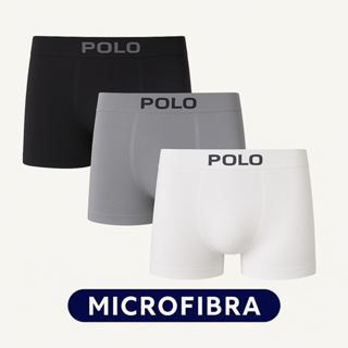 Cueca Boxer Polo Microfibra Poliamida Masculina Unitária Sortido em Oferta na Shopee