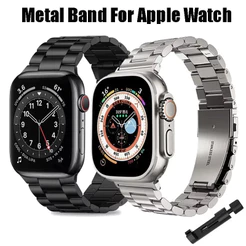 Pulseira Para Apple Watch Iwo W37 PRO 38 40 42 44 41 45 46 49 mm-aço inoxidável sólido Elos 3 NÃO INCLUI RELOGIO