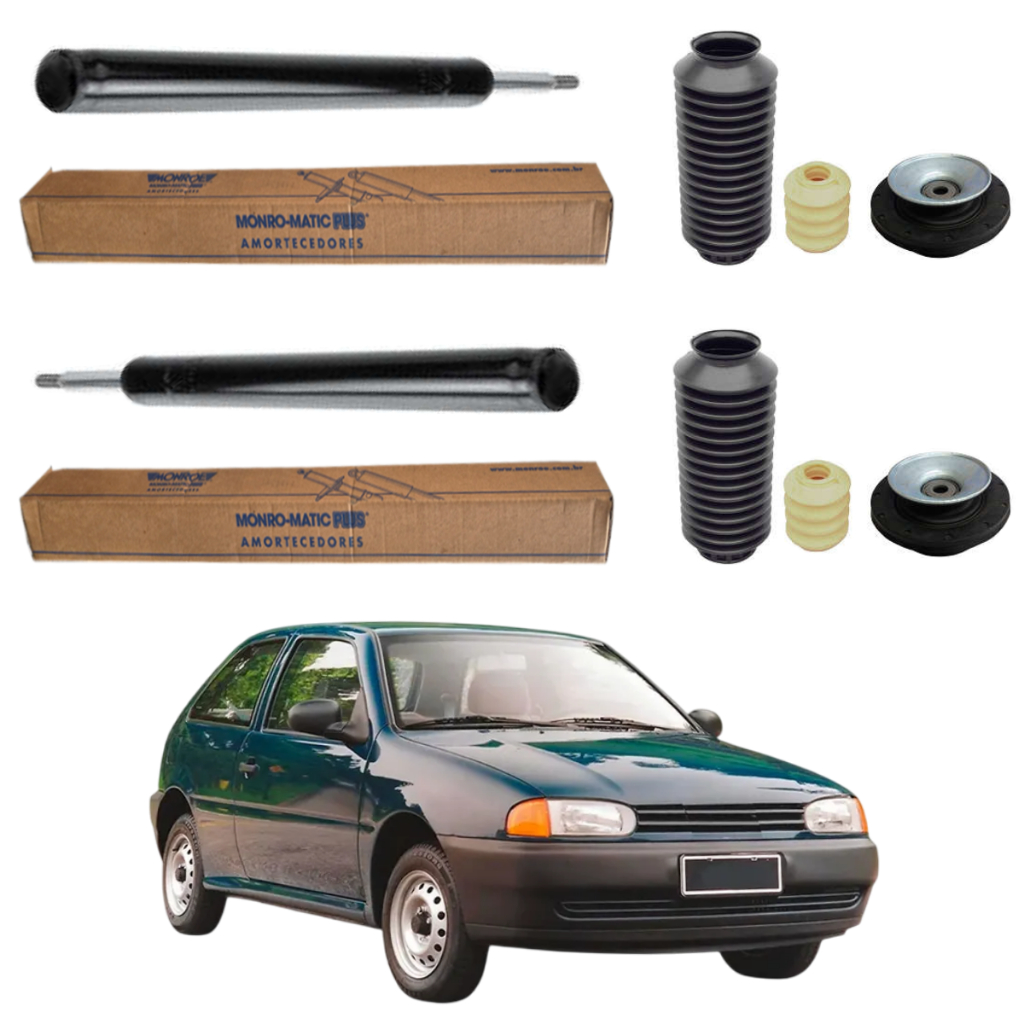 PAR AMORTECEDOR DIANTEIRO GOL SPECIAL G2 2001 A 2005 MONROE + KIT