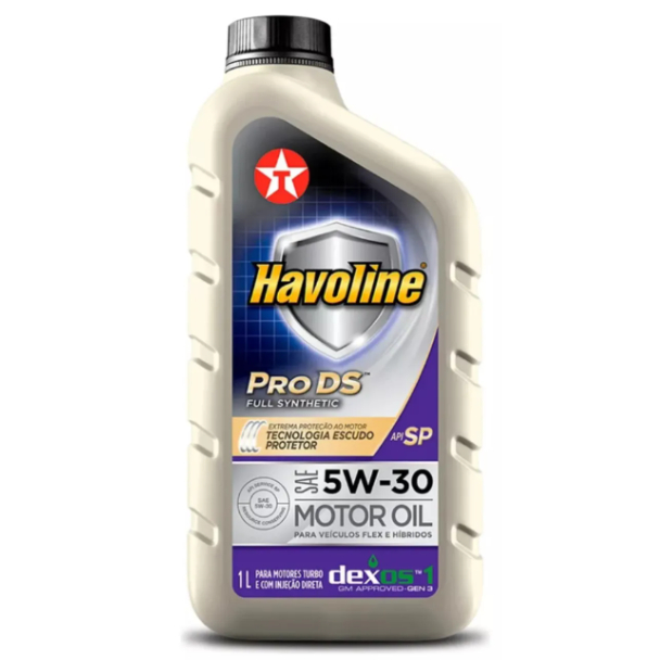 Óleo Motor Sintético TEXACO 5w30 API SP DEXOS 1 em Oferta na Shopee