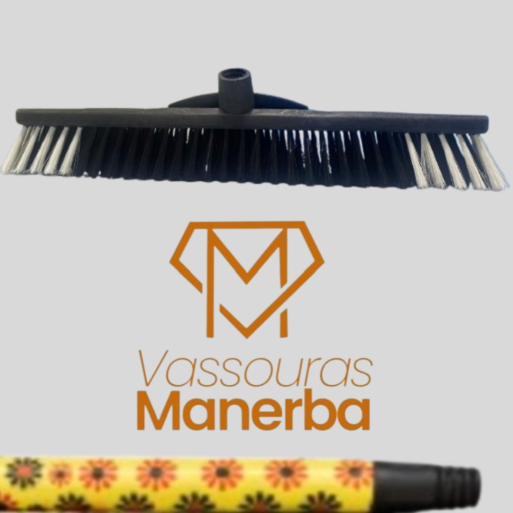 VASSOURA VERONA TOP 60CM CABO DECORADO